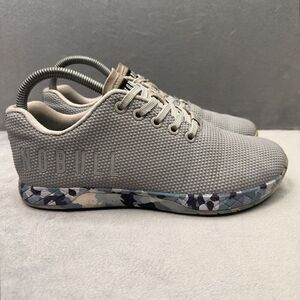 NOBULL Superfabric Trainer Womens Size 7 Shoes Gray Blue‎ Training CrossFit Gym
